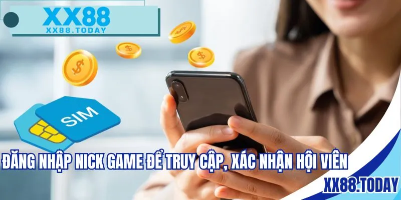 Đăng nhập nick game để truy cập, xác nhận hội viên
